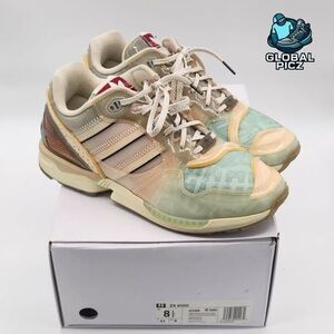 Mens Adidas ZX 6000 "XZ Inside Out" G55409 Clear Brown/White/Sand Mens size 8.5